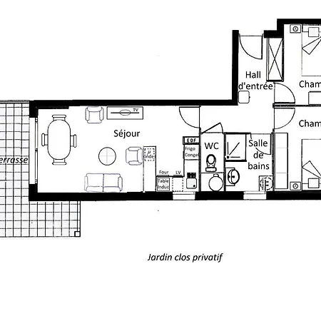 公寓 Clos Fleuri Berck